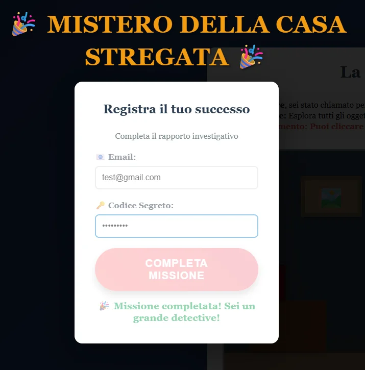 Il Mistero della Casa Stregata - screenshot del gioco